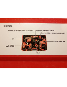 Coffret plastique HILTI kit SF SI et TE vide