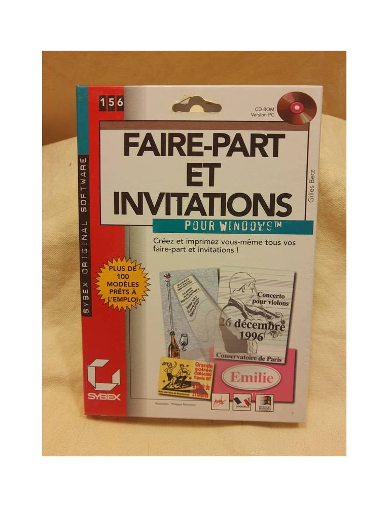 faire part et invitation logiciel sybex faire part et invitation logiciel sybex