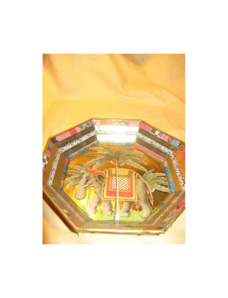assiette décorative ethnique