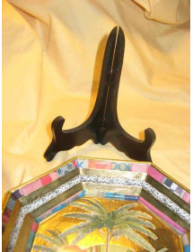 Assiette décorative ethnique