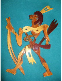 Statue en bois Guyane