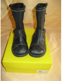 botte de motard noire pour...